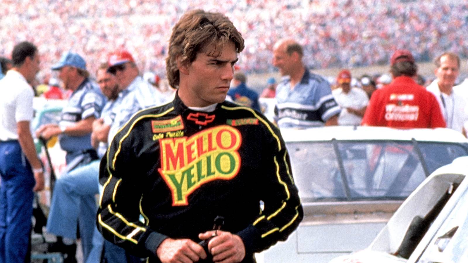 Cole Trickle (Tom Cruise) gets ready for the Daytona 500 in 'Days of Thunder.'