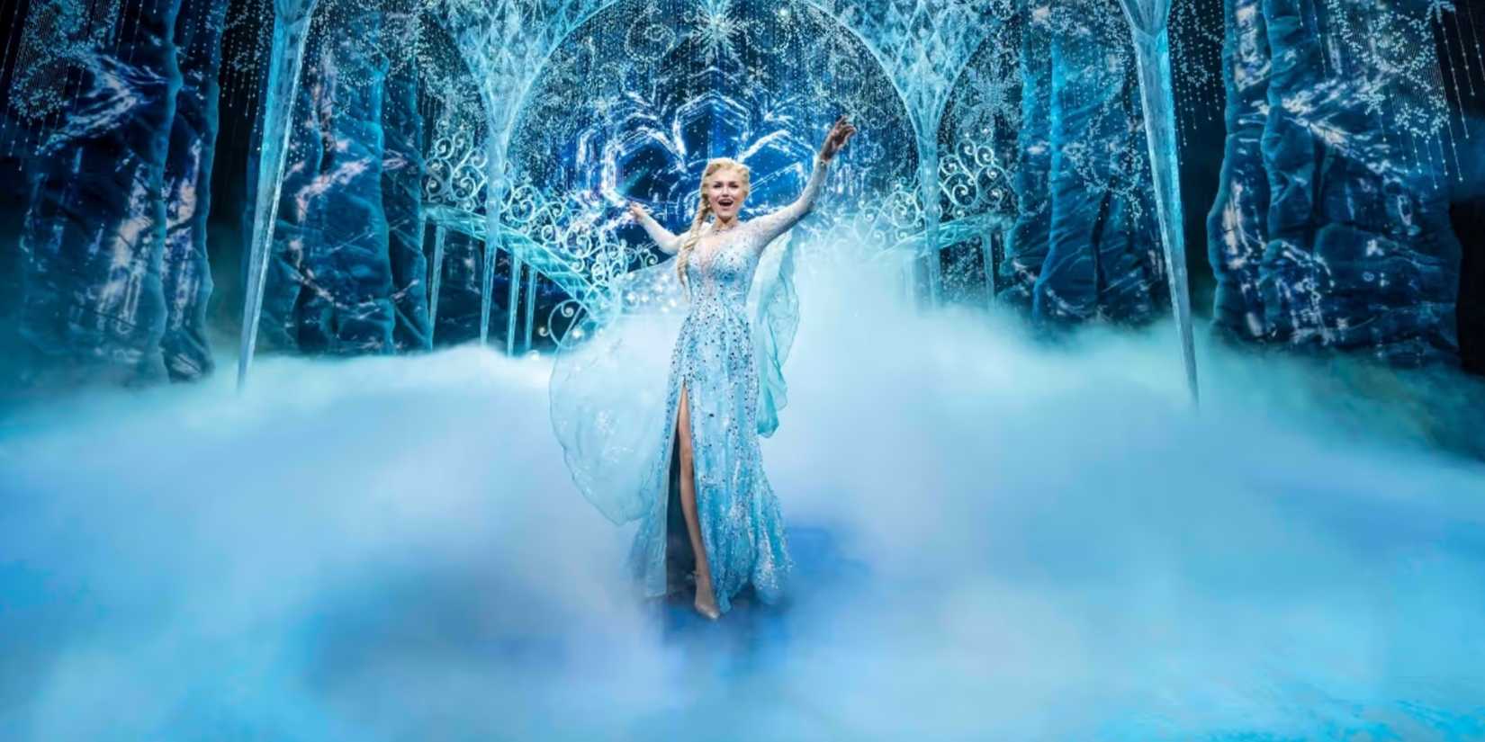 Samantha Barks as Elsa in the proshot production of 'Frozen.'