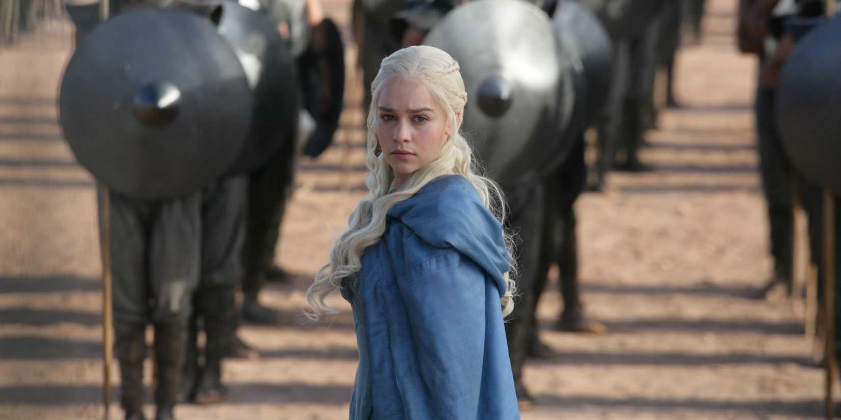 Emilia Clarke as Daenerys Targaryen in 'Game of Thrones' Season 3