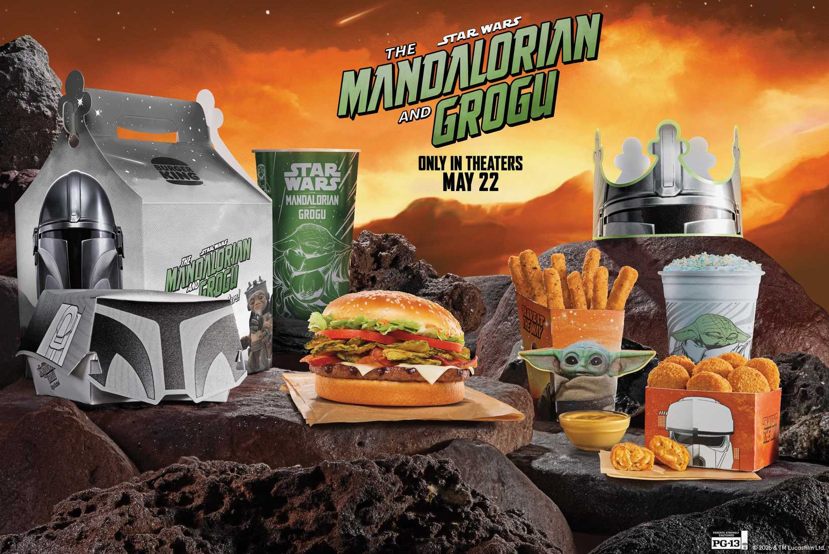 Burger King's Mandalorian and Grogu collection