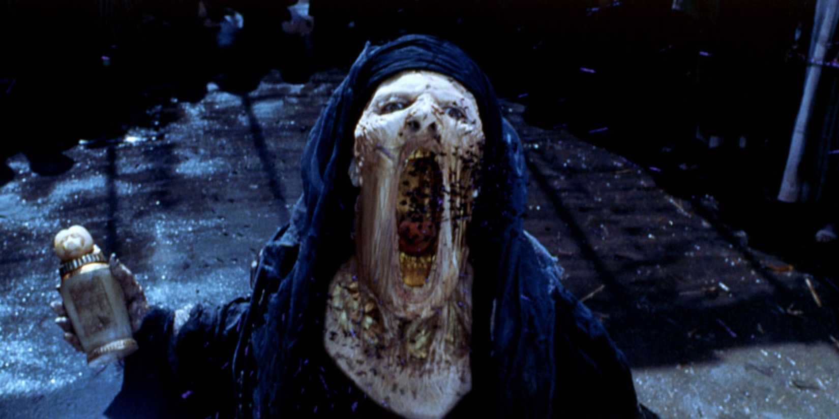 Imhotep releasing a plague in The Mummy.