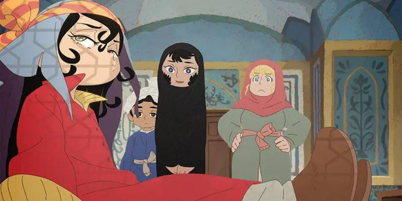 A girl pouting as others watch in Jaadugar: A Witch in Mongolia