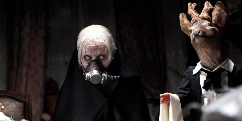 Marie-Claude Pietragalla as a ghost lady in French film Livid