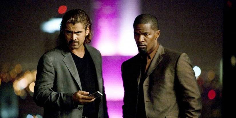 Colin Farrell and Jamie Foxx in Miami Vice