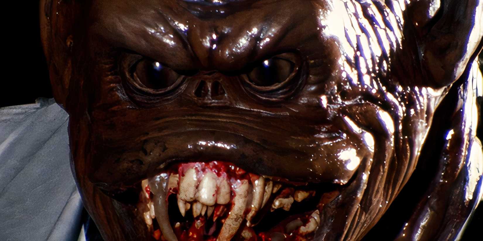 an ugly alien in the movie Nightbeast