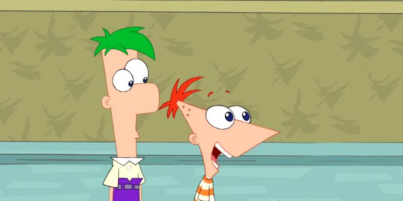 Phineas and Ferb in the hit Disney Channel animated series.