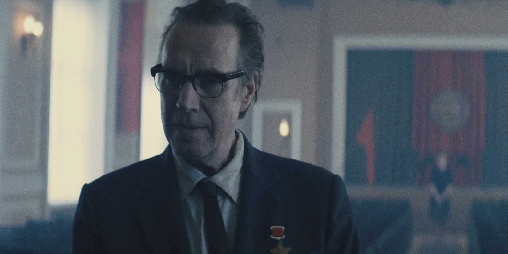 Rhys Ifans as the Chief Designer in Apple's "Star City"