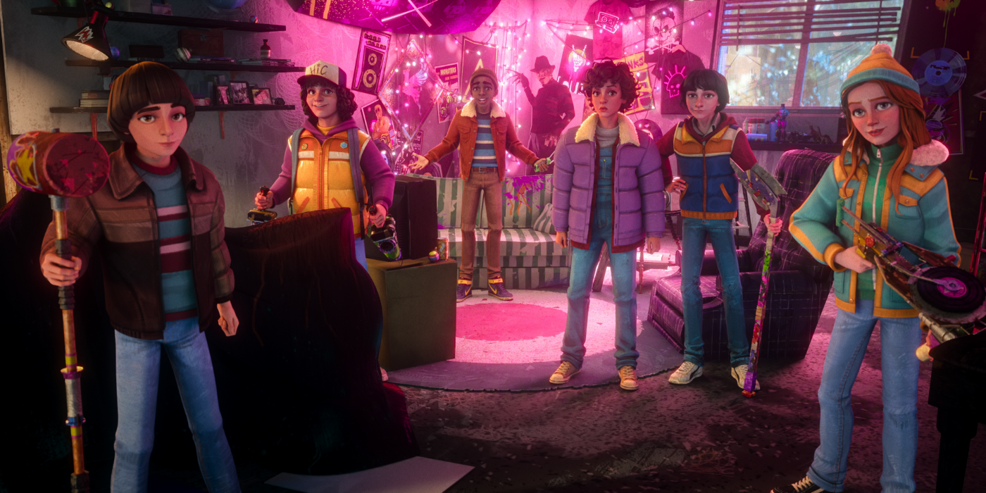Stranger Things Tales From 85 Whole Group With Homemade Weapons