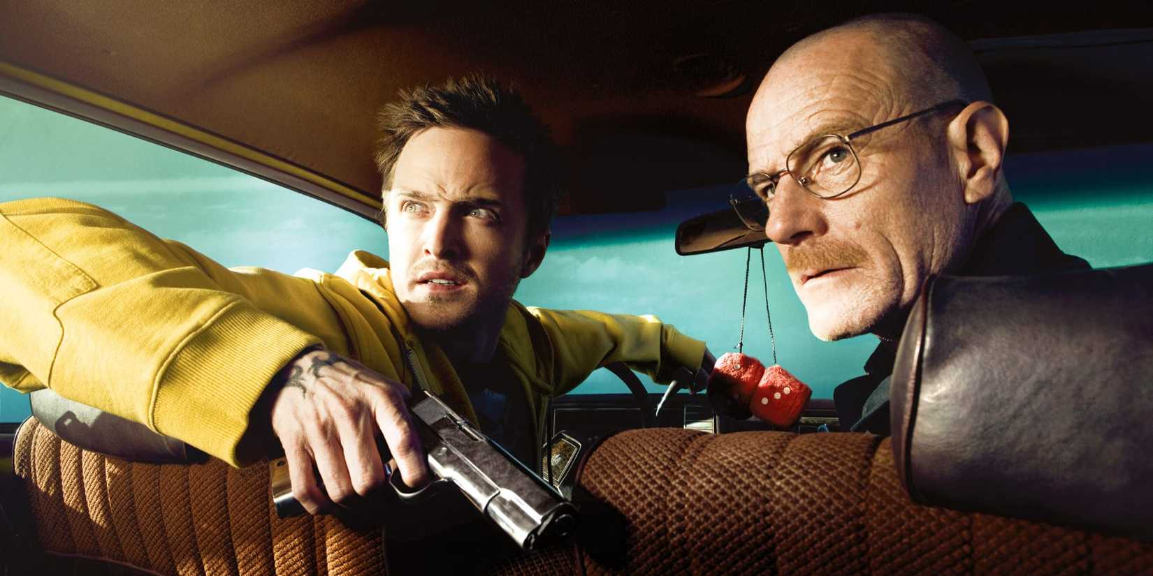 Aaron Paul and Bryan Cranston in 'Breaking Bad'