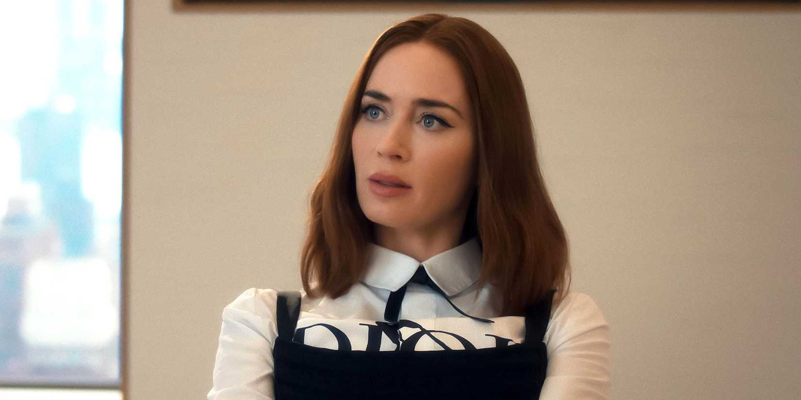 Emily Charlton looking intently in The Devil Wears Prada 2