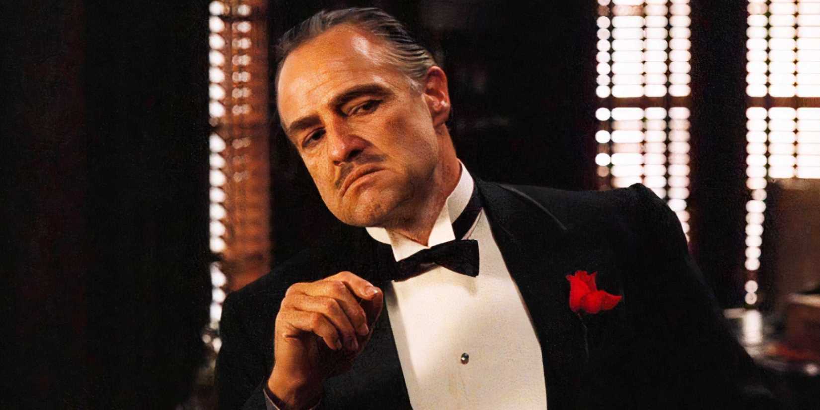 Marlon Brando como Vito Corleone em The Godfather