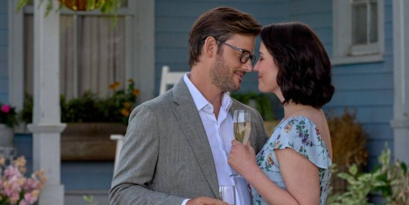 Elliot Augustine and Kat Landry embracing in The Way Home Season 4