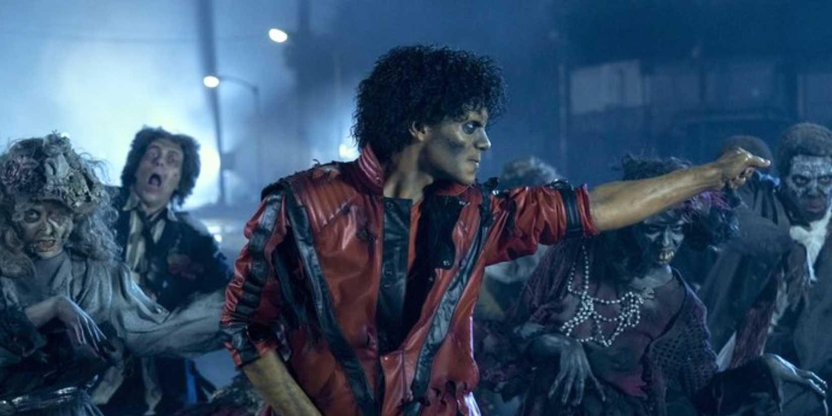 Jaafar Jackson shooting Thriller music video in Michael
