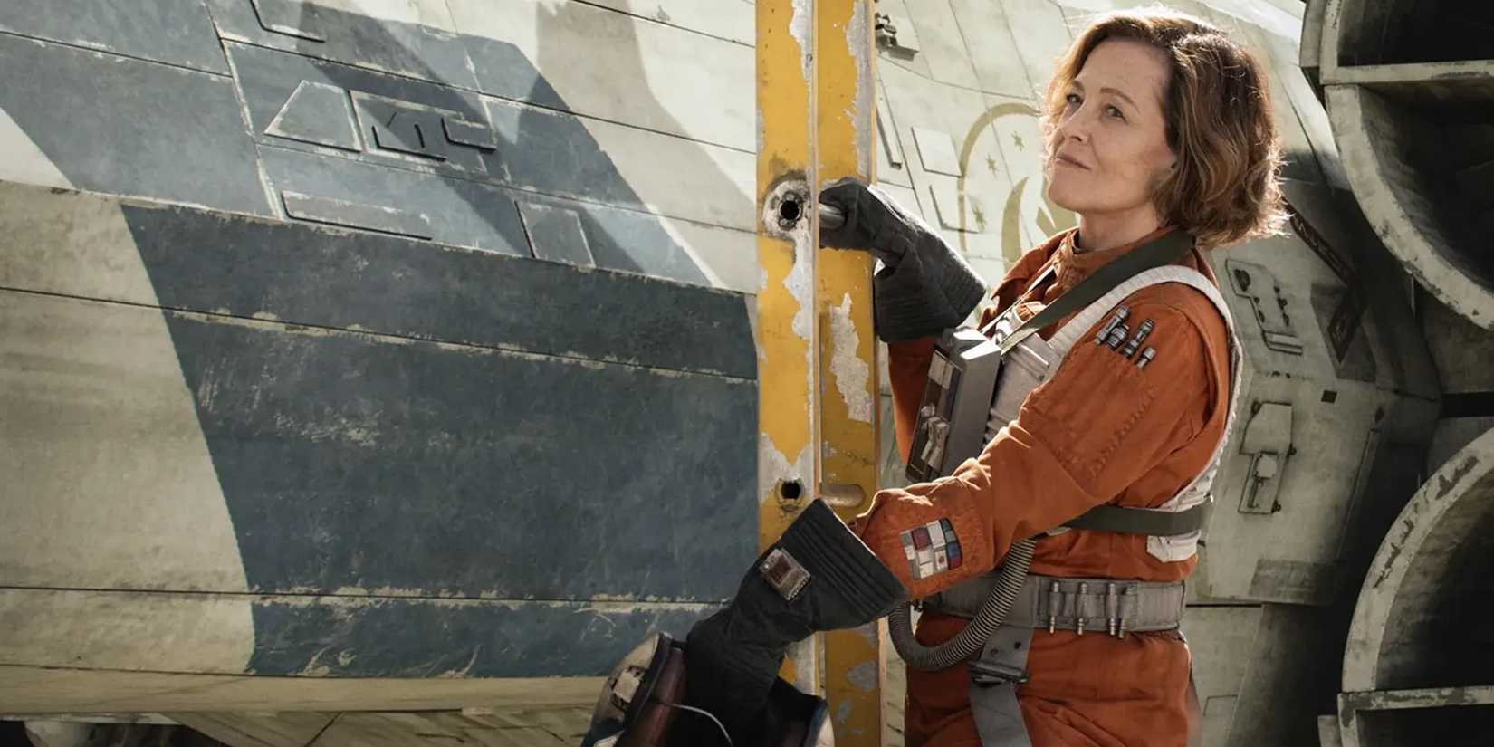 Sigourney Weaver as Colonel Ward in 'The Mandalorian and Grogu'.