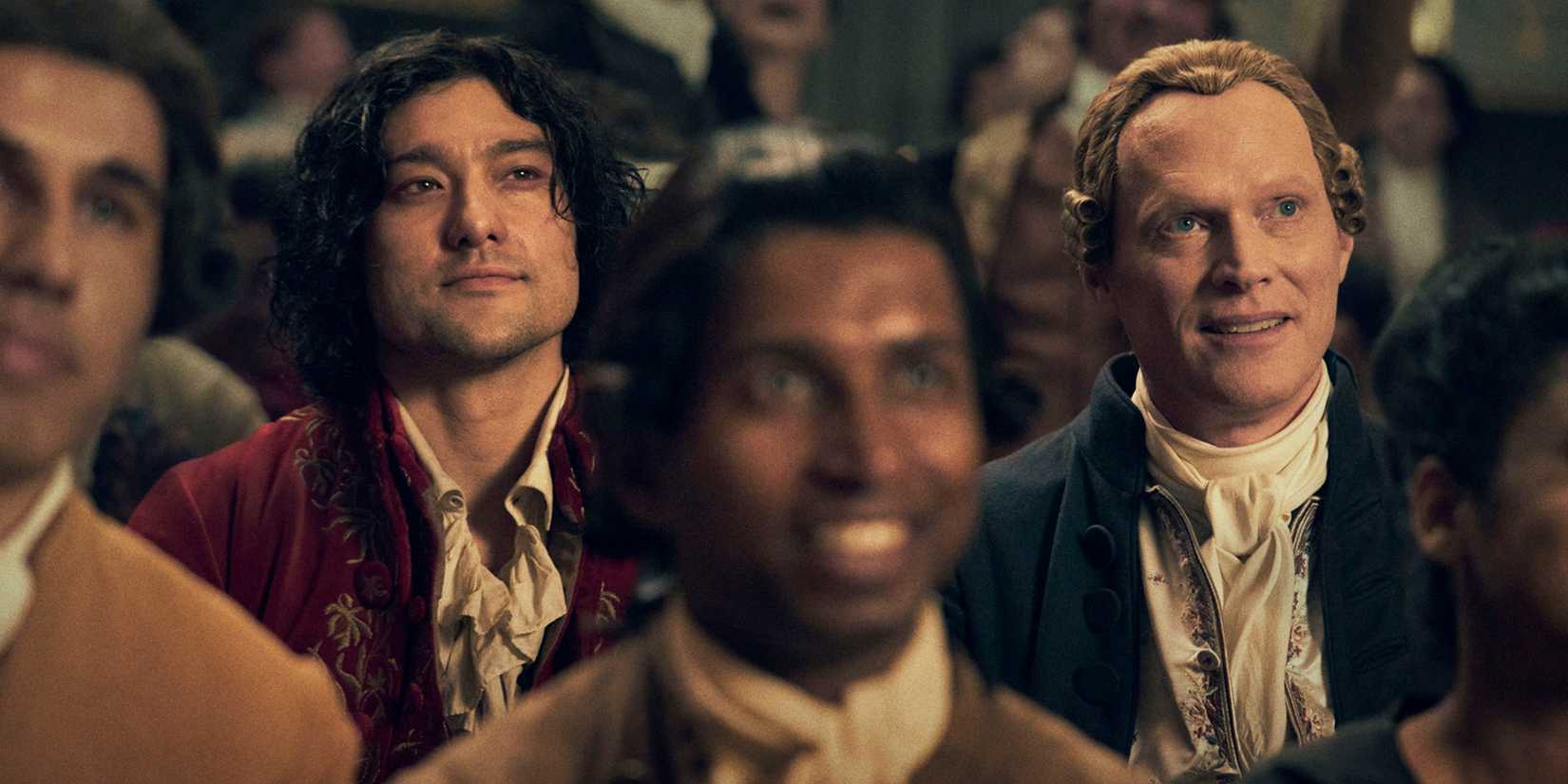 Paul Bettany and Will Sharpe in Amadeus 