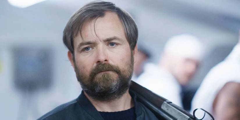 Neil Maskell looking serious in 'Bull'