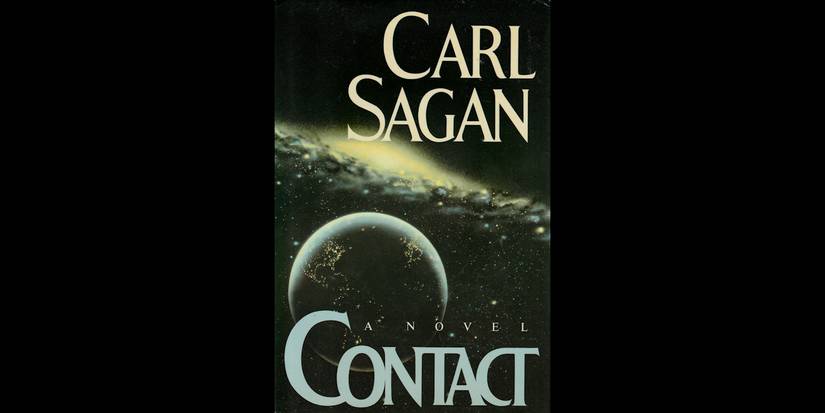 The cover of the book Contact by Carl Sagan