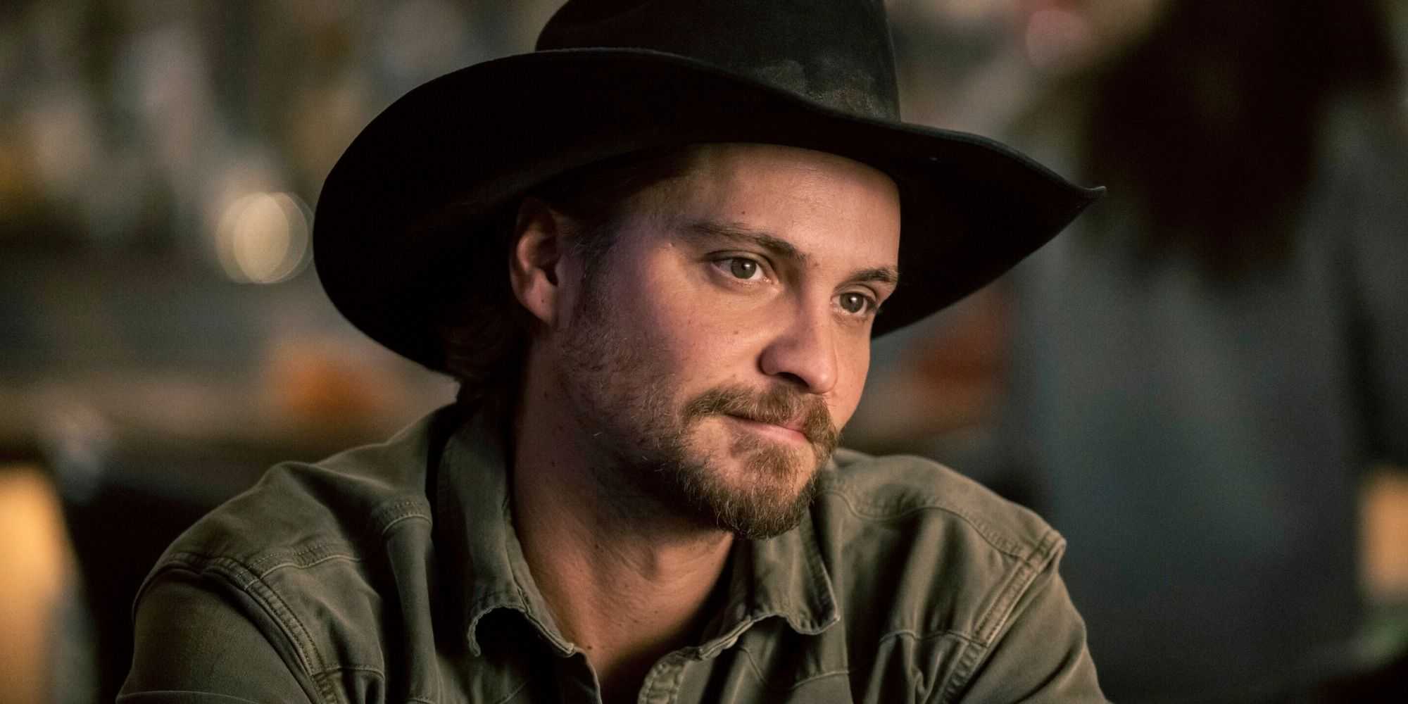 "The Devil at Home" -- CBS Original Series MARSHALS, scheduled to air on Sunday, May 17 (8:00-9:00 PM, ET/PT). Pictured: Luke Grimes as Kayce Dutton. Photo: Fred Hayes/CBS ©2025 CBS Broadcasting, Inc. All Rights Reserved.