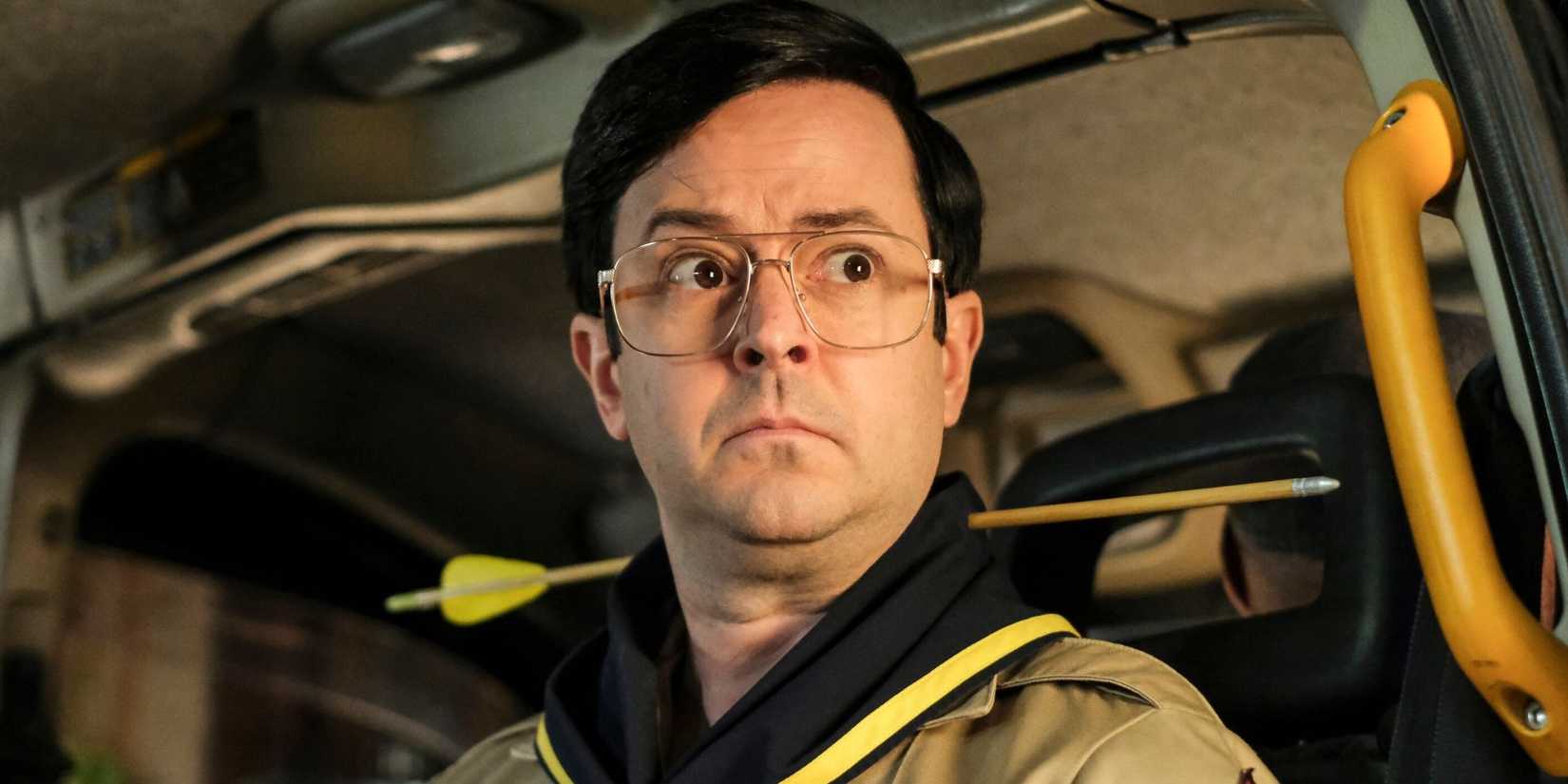 "Across the Pond" - Coverage of the CBS Original Series GHOSTS, scheduled to air Thursday, May 21 (9:30-10:00 PM, ET/PT) on the CBS Television Network. Pictured: Richie Moriarty as Pete. Photo: Bertrand Calmeau/CBS ©2026 CBS Broadcasting, Inc. All Rights Reserved.