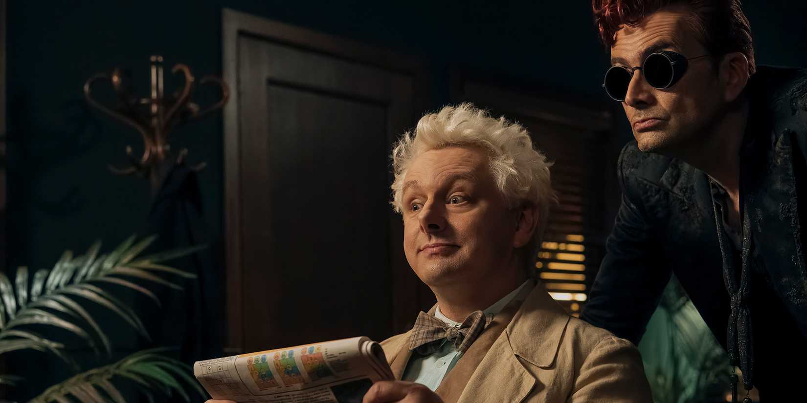 Michael Sheen and David Tennant in Good Omens