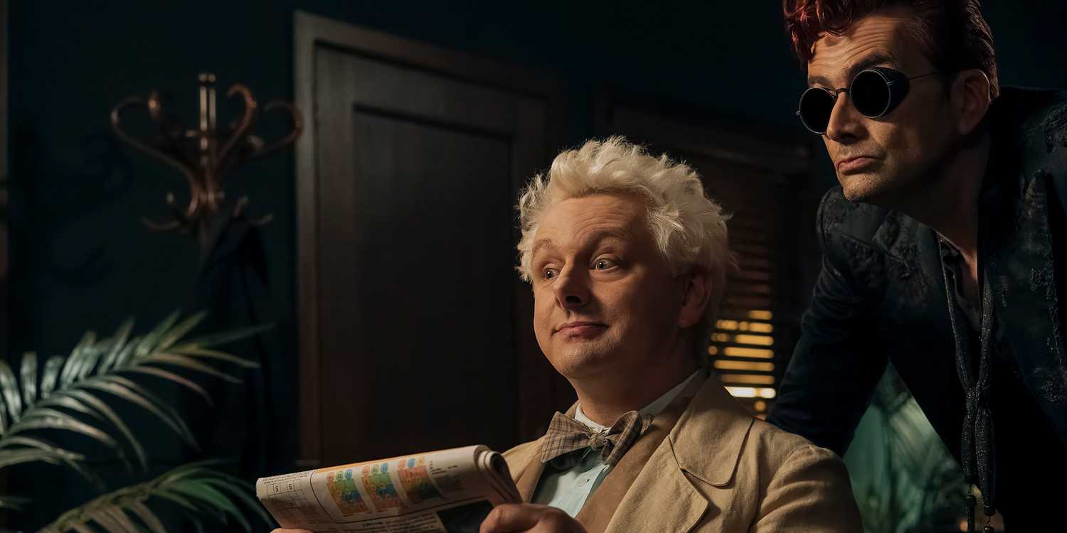 Michael Sheen and David Tennant in Good Omens