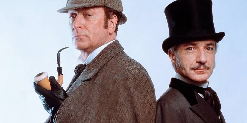 Michael Caine and Beng Kingsley as Sherlock Holmes and Dr. Watson in Without a Clue