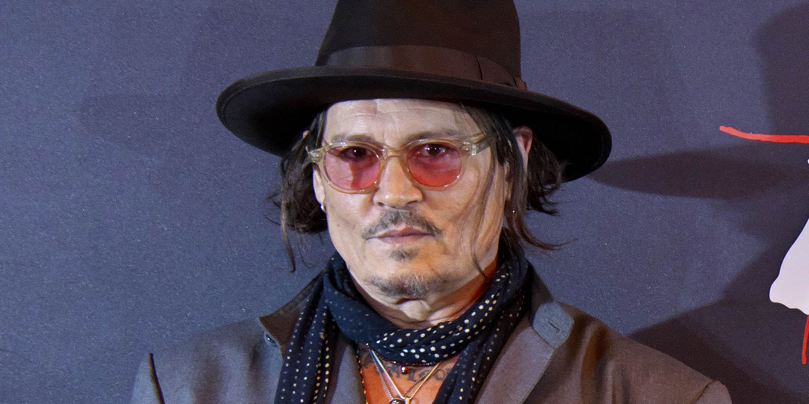 Johnny Depp on the red carpet
