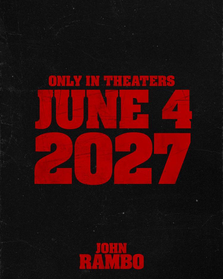 The date announcement poster for John Rambo.