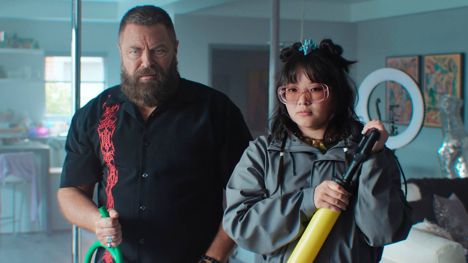 Nick Offerman Reveals Behind-the-Scenes Secrets of 'Margo's Got Money Troubles' Haunting Scene