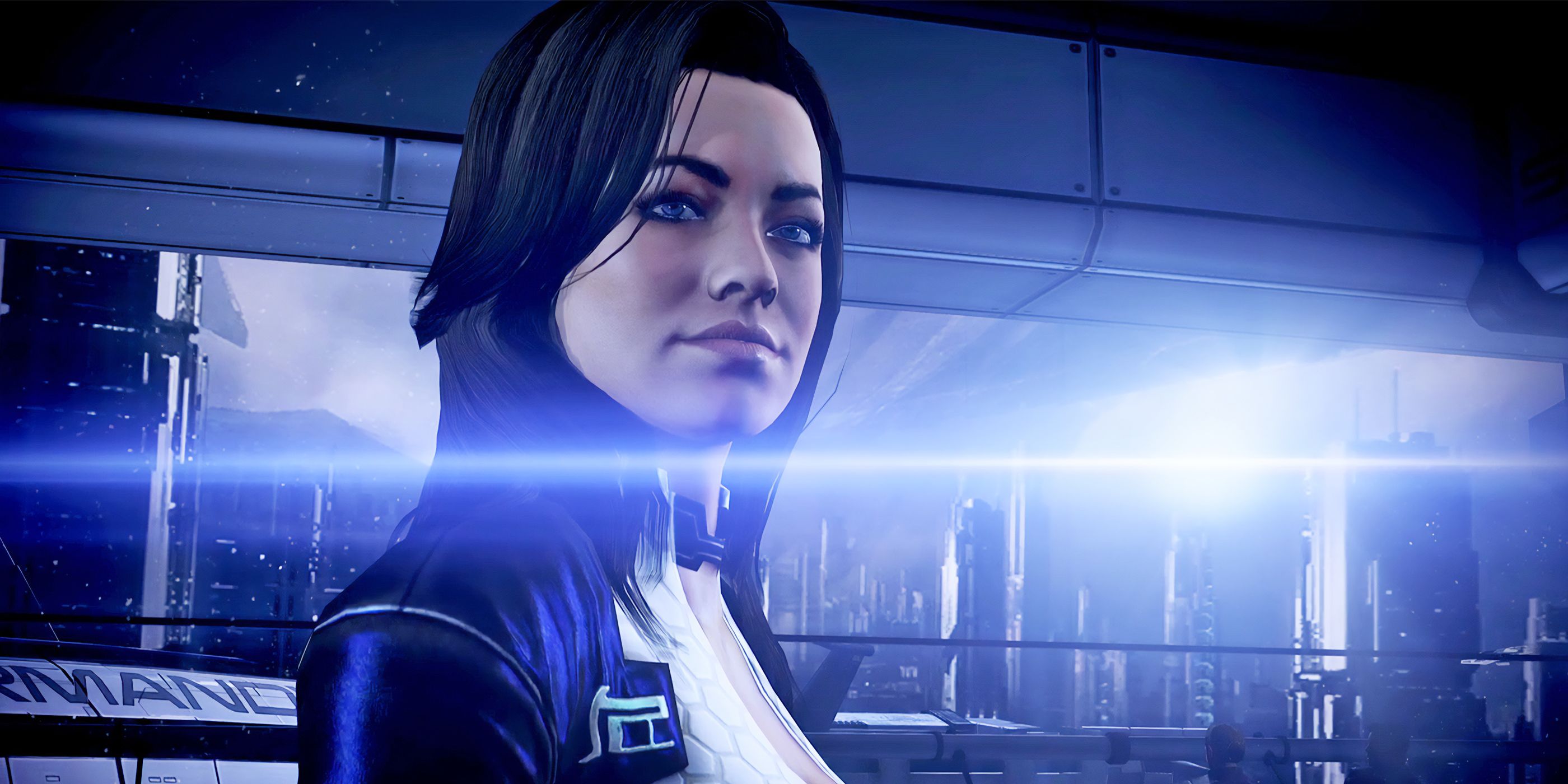 Miranda looking ahead in Mass-Effect-2