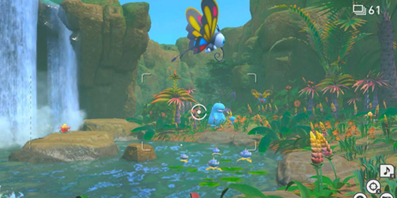 an oasis of pokemon in New Pokemon Snap