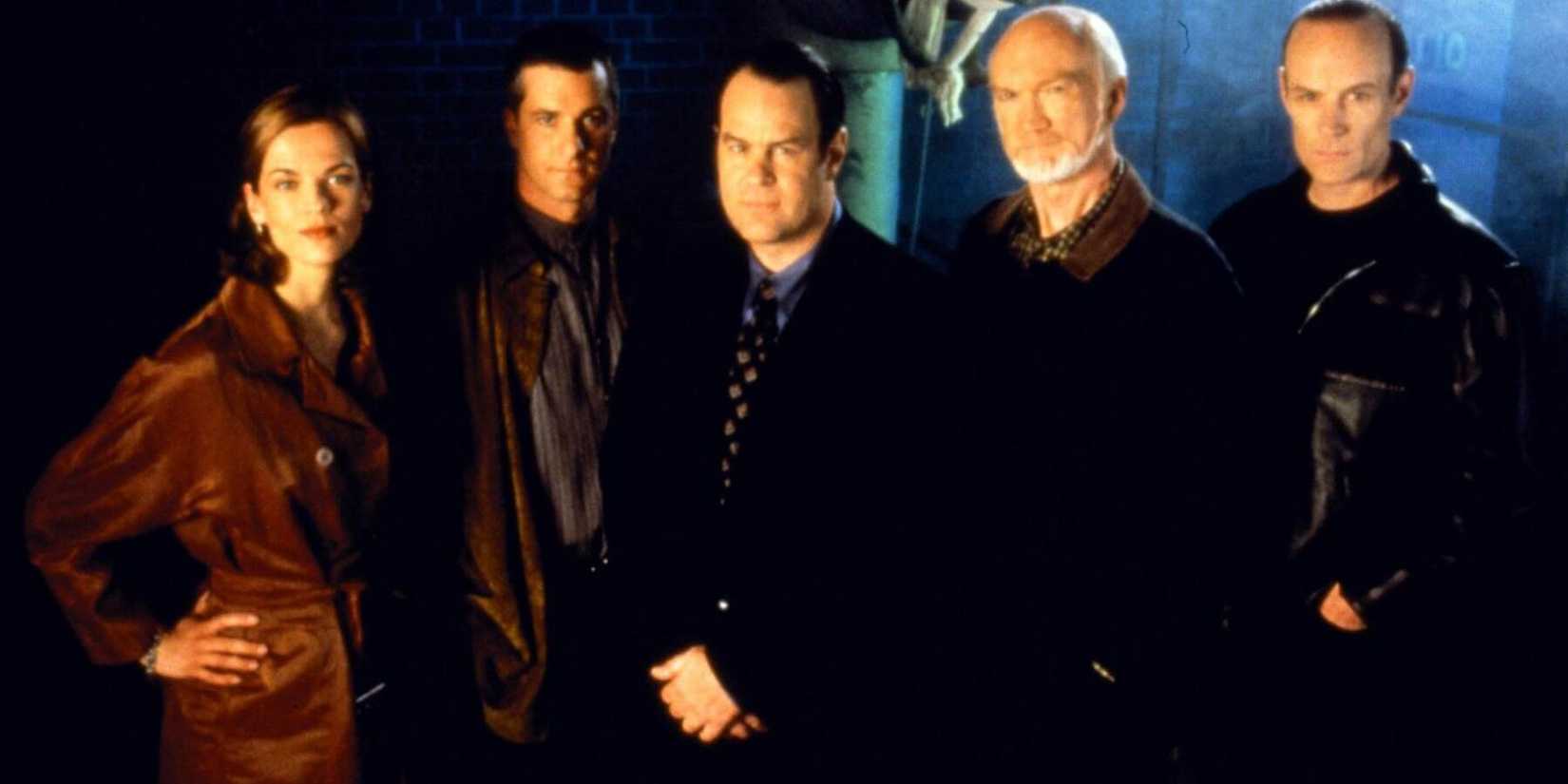 Dan Aykroyd as the host of 'Psi Factor'