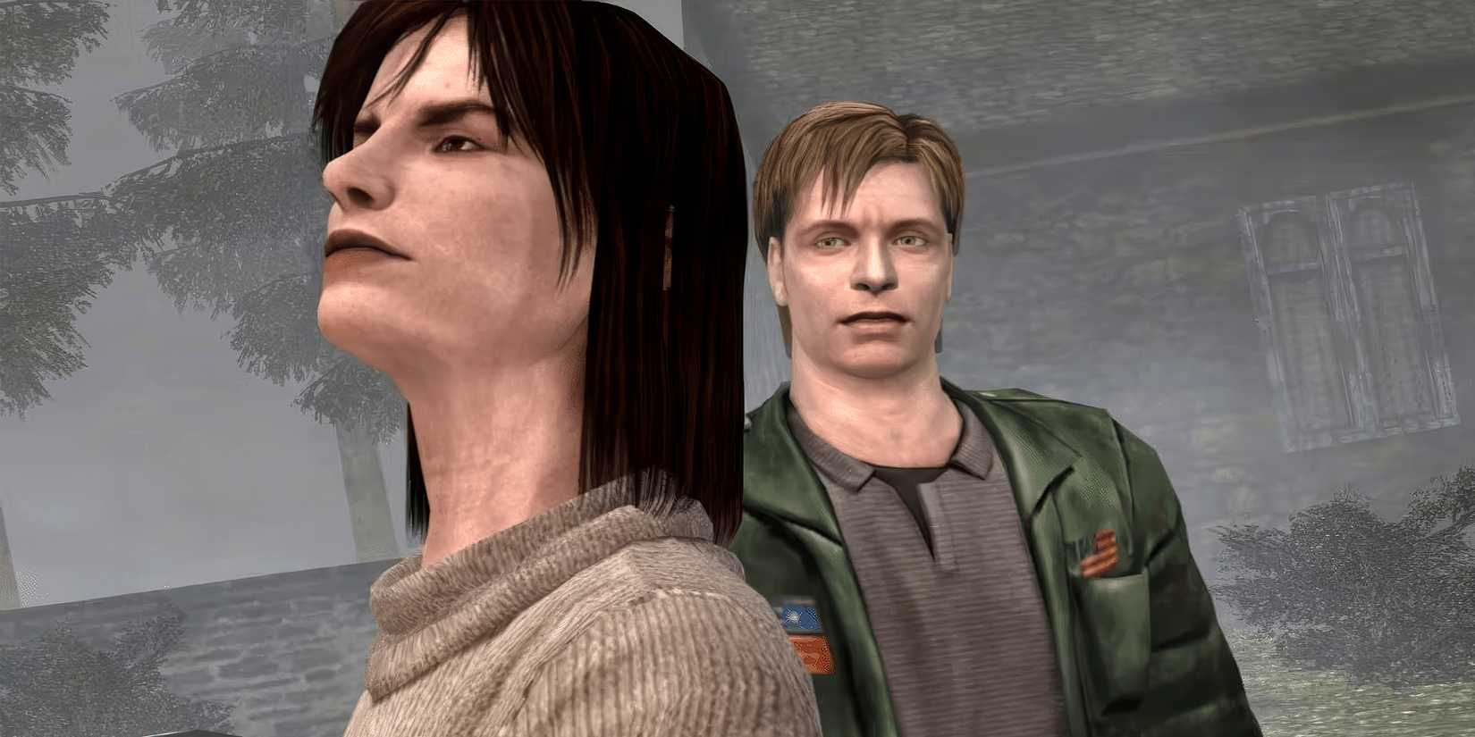 Two characters talking in Silent-Hill-2