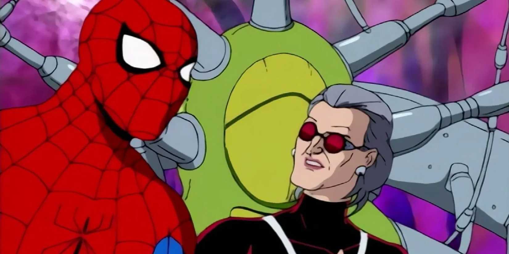 Spider-Man with Madame Web