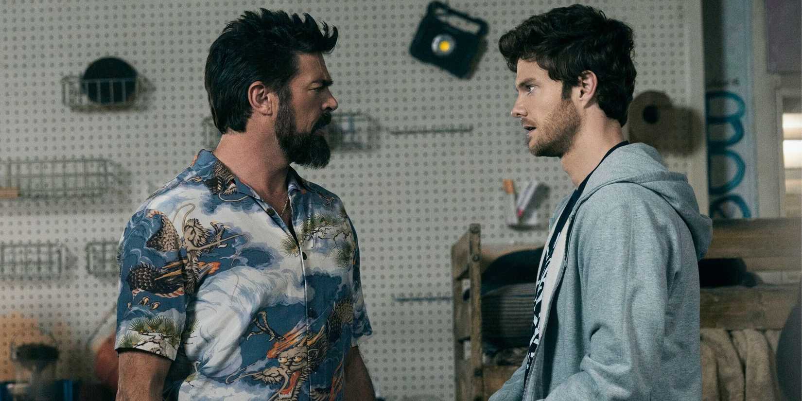 Karl Urban and Jack Quaid in 'The Boys' Season 5.
