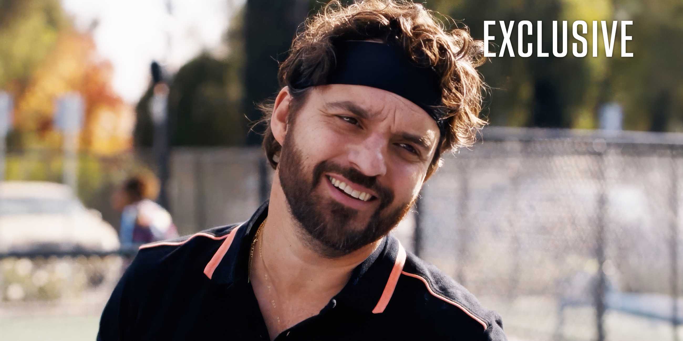 Jake Johnson frowning in an exclusive image for The-Dink