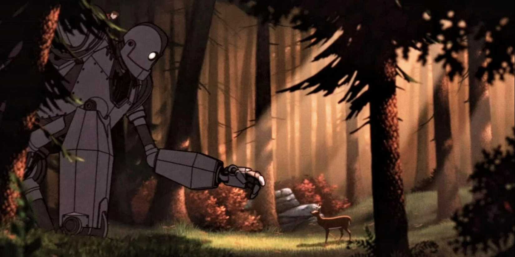 The robot in 'The Iron Giant'