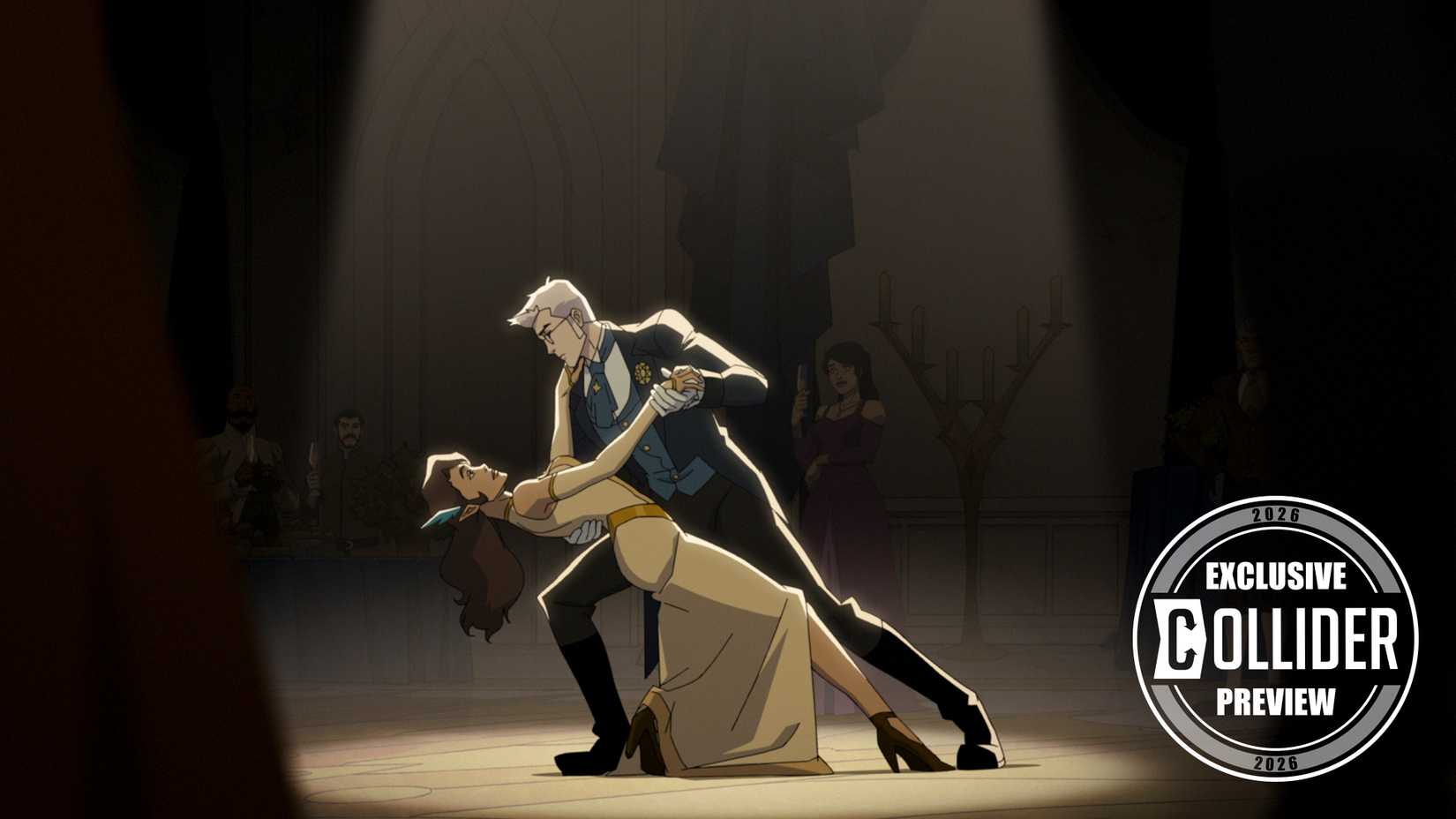 Percy e Vex em momento romântico na quarta temporada de The Legend of Vox Machina