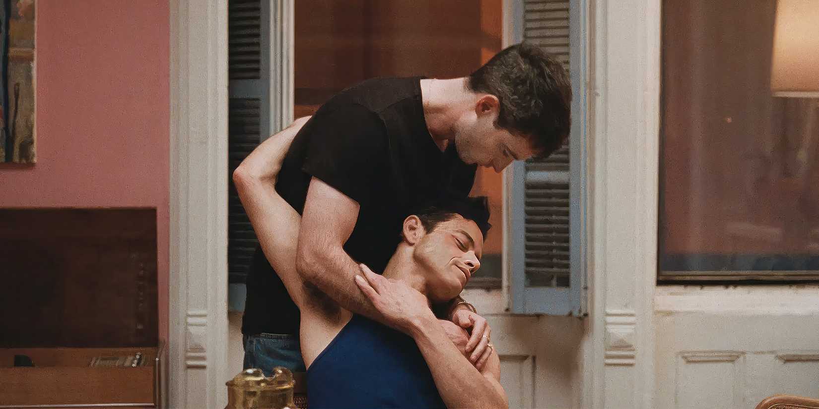 Tom Sturridge and Rami Malek in The Man I Love