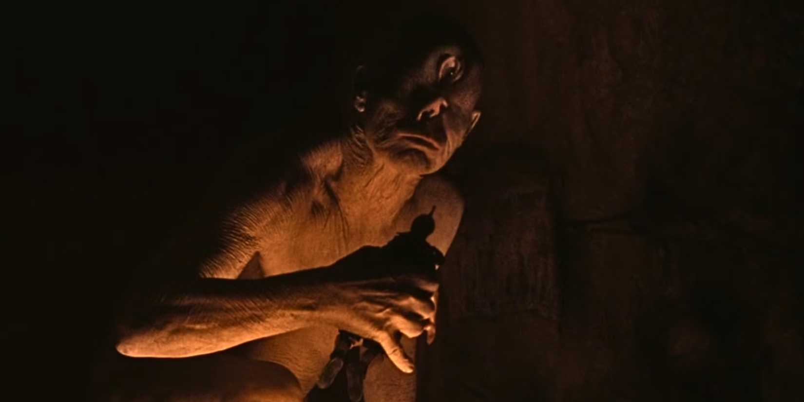 Bill Irwin as Polyphemus in 'The Odyssey.'