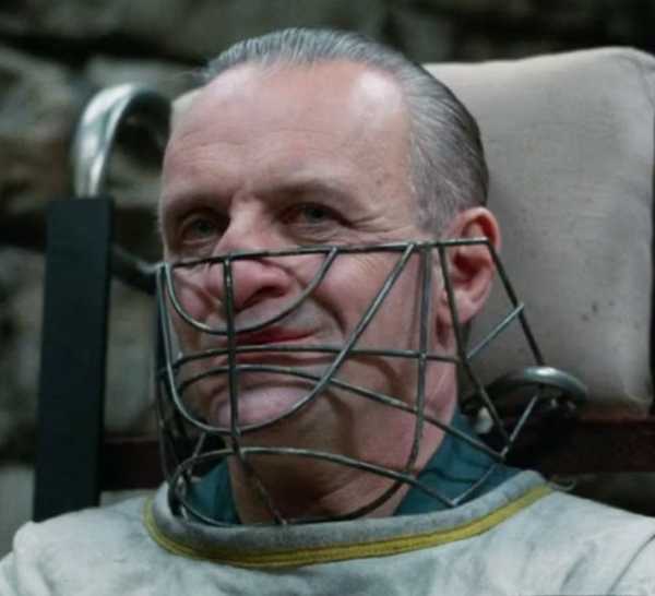 Anthony Hopkins as Hannibal Lecter in 'The Silence of the Lambs'