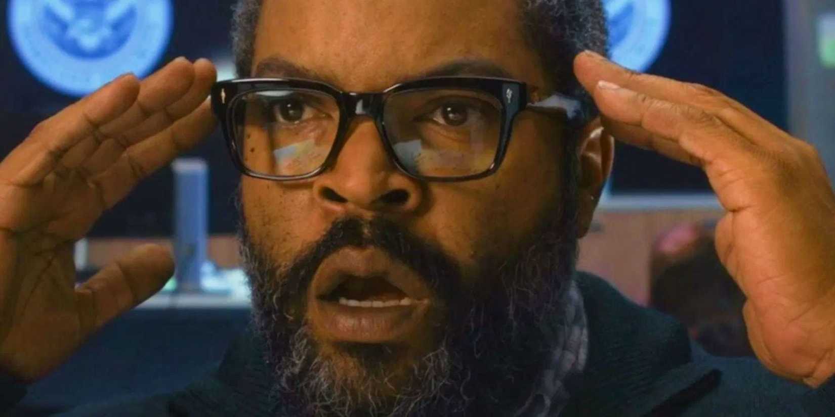 Ice Cube looks shocked