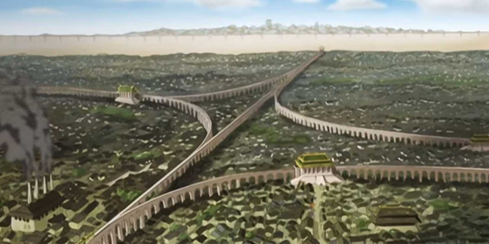 The Earth Kingdom capital of Ba Sing Se