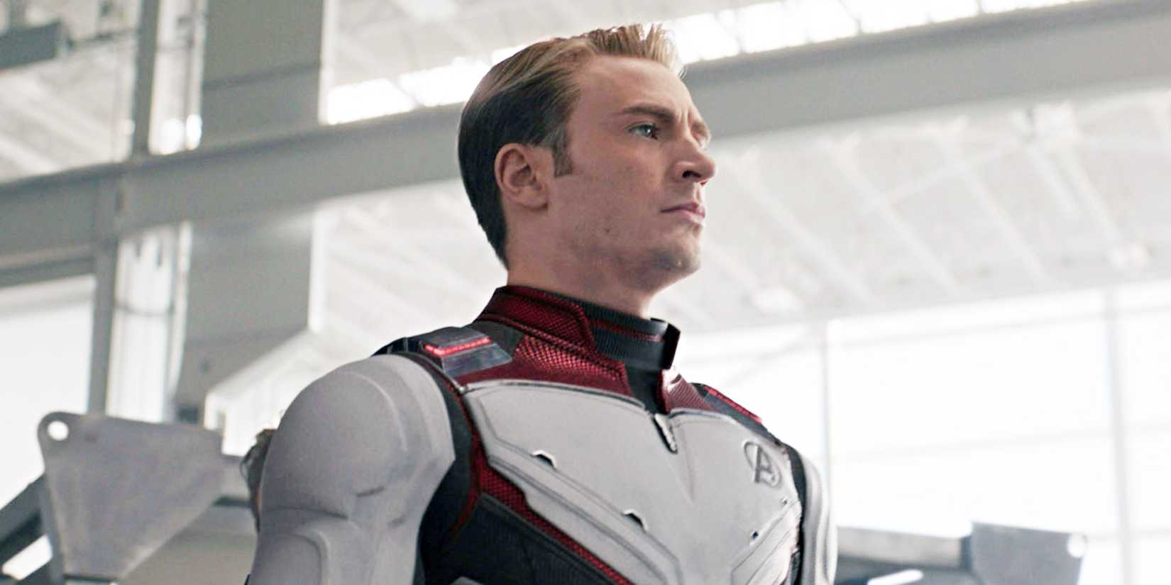 Chris Evans como Steve Rogers en Vengadores: Endgame