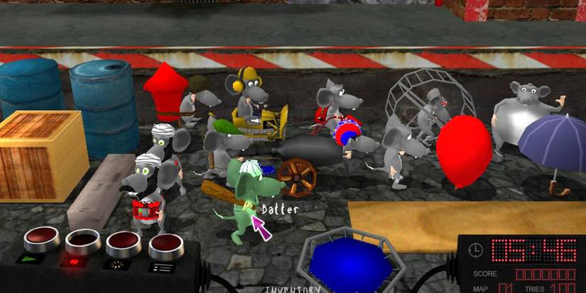 A selection of various different rats each with their own weapons and roles in the video game 'Bad Rats'
