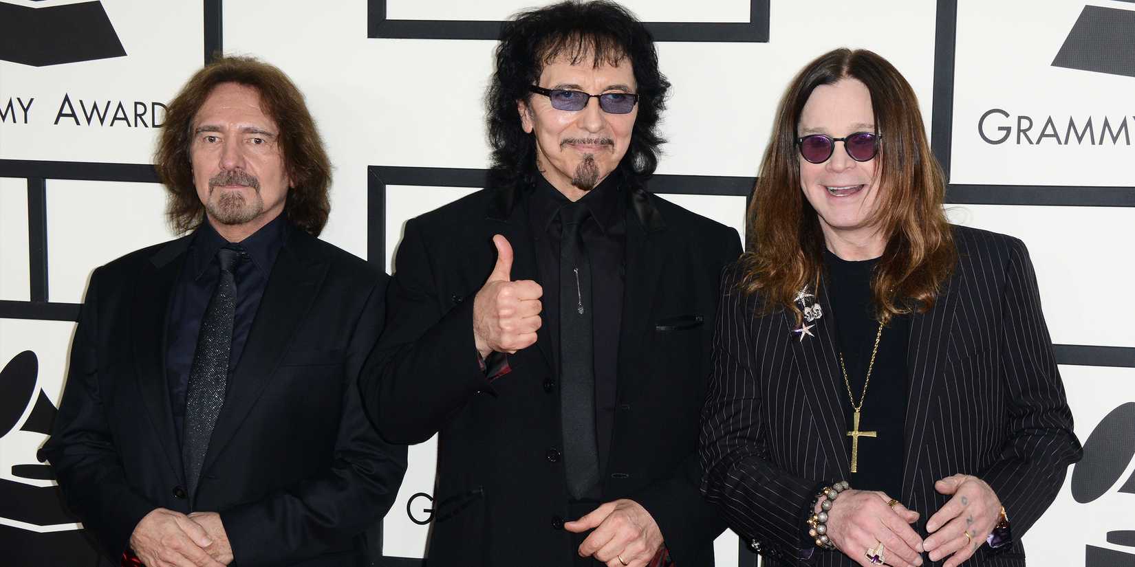 Black Sabbath at the Grammys red carpet
