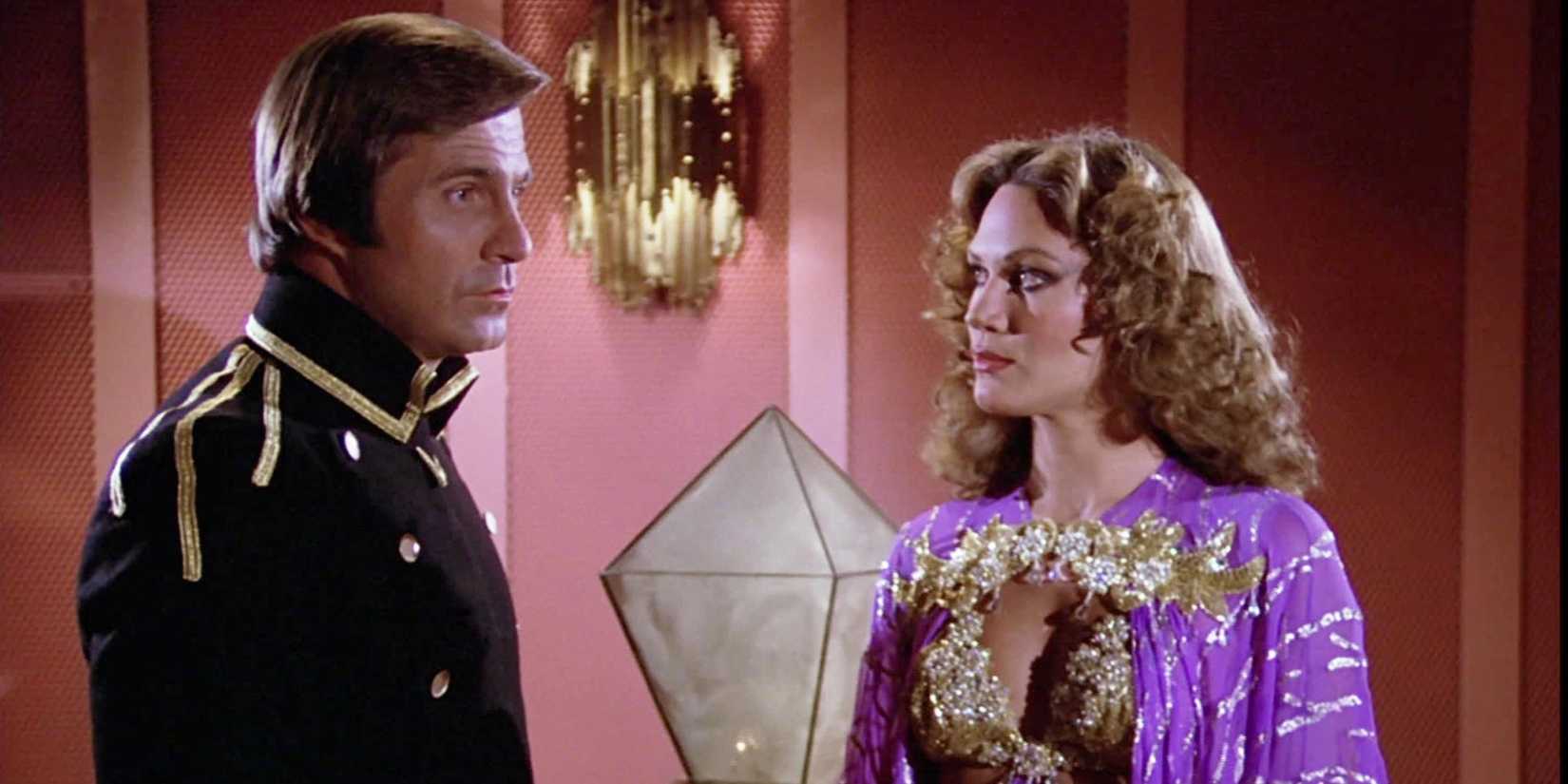 Gil Gerard as Buck Rogers and Pamela Hensley as Princess Ardala as 'Buck Rogers in the 25th Century.'