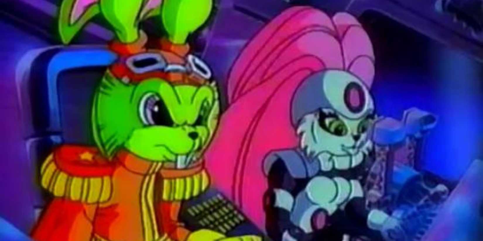 Bucky and Jenny in 'Bucky O'Hare and the Toad Wars.'