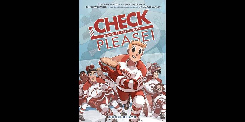 Comic book cover of 'Check, Please!' by Ngozi Ukazu