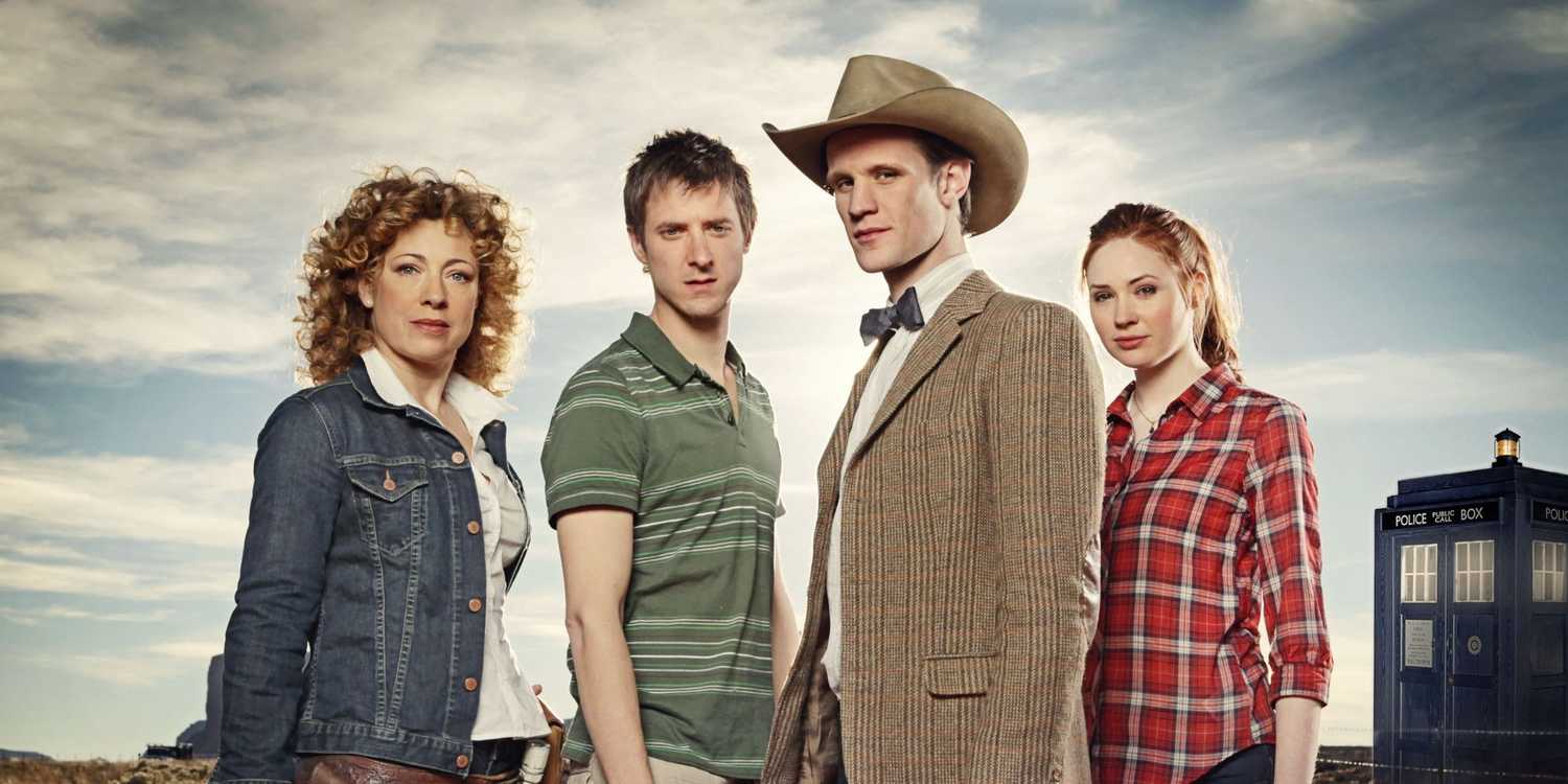 Doctor Who Alex Kingston Arthur Darvill Matt Smith Karen Gillan